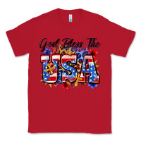Red god bless the usa Classic Tee - Zillion Design Studio