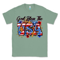 Sage god bless the usa Classic Tee - Zillion Design Studio