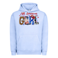 Pigment Grape Ice all american girl Urban Hoodie - NancyCooperArtShop