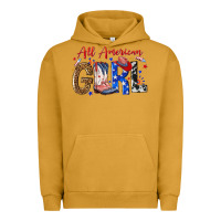 Pigment Peanut Butter all american girl Urban Hoodie - NancyCooperArtShop