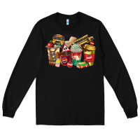 Black school bus driver coffee cups Long Sleeve Tee - texasbilliewilder