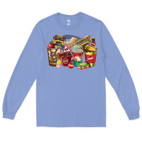 Colony Blue school bus driver coffee cups Long Sleeve Tee - texasbilliewilder