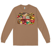 Toasted Coconut school bus driver coffee cups Long Sleeve Tee - texasbilliewilder