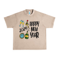 French Oak happy new year 2024 Urban Heavy Tee - MaliasSmallBusiness