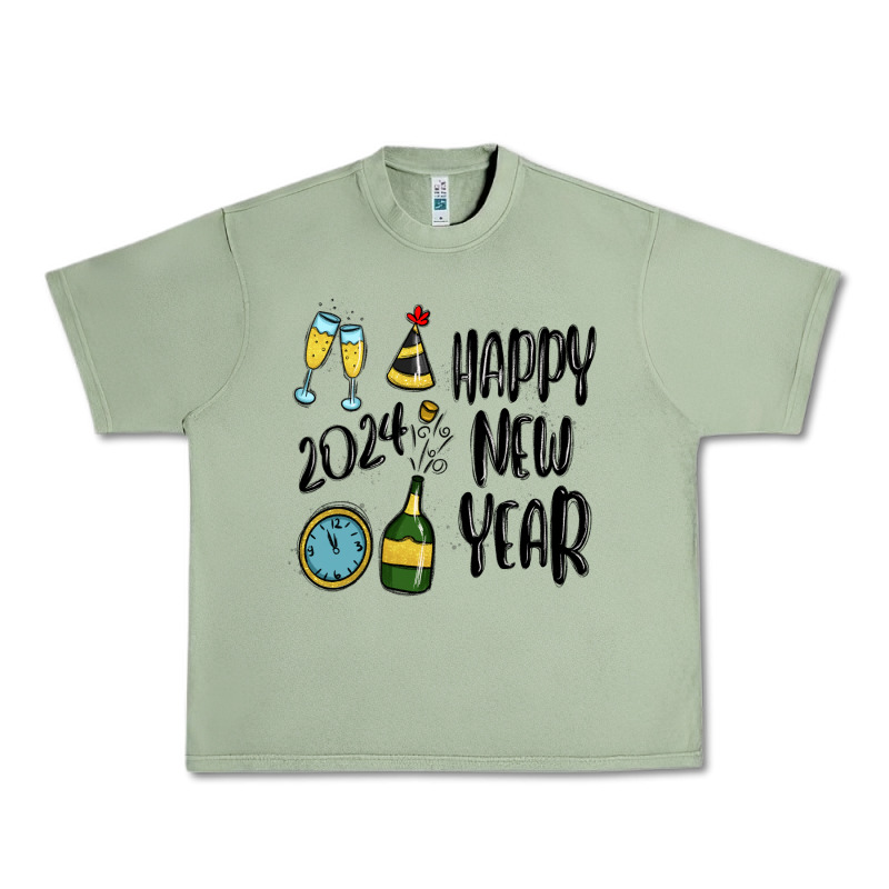 Happy New Year 2024 Urban Heavy Tee by MaliasSmallBusiness | Teevron