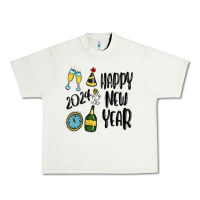 Pistachio happy new year 2024 Urban Heavy Tee - MaliasSmallBusiness