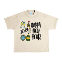 Sandshell happy new year 2024 Urban Heavy Tee - MaliasSmallBusiness