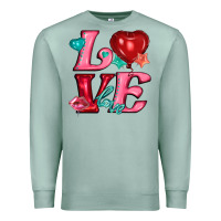 Seafoam love with balloons Premium Sweatshirt - AdoDesignShop