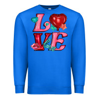 True Royal love with balloons Premium Sweatshirt - AdoDesignShop