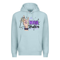 Blue Mist nail hustler Premium Hoodie - MaliasSmallBusiness