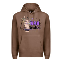 Chestnut nail hustler Premium Hoodie - MaliasSmallBusiness