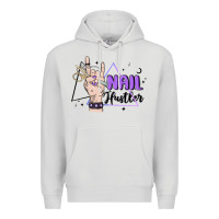 Dove Grey nail hustler Premium Hoodie - MaliasSmallBusiness