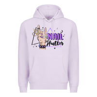 Lilac nail hustler Premium Hoodie - MaliasSmallBusiness
