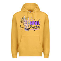 Mustard nail hustler Premium Hoodie - MaliasSmallBusiness