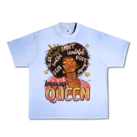 Grape Ice black queen Urban Heavy Tee - MaliasSmallBusiness