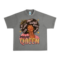 Tornado black queen Urban Heavy Tee - MaliasSmallBusiness