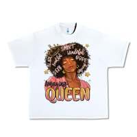 White black queen Urban Heavy Tee - MaliasSmallBusiness