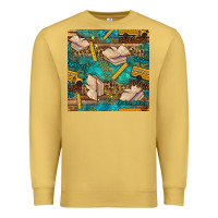 Antique Gold student delivery specialist seamless pattern Premium Sweatshirt - BundleAndBundleShop