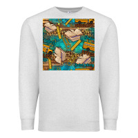 Oatmeal Heather student delivery specialist seamless pattern Premium Sweatshirt - BundleAndBundleShop