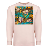 Pale Pink student delivery specialist seamless pattern Premium Sweatshirt - BundleAndBundleShop