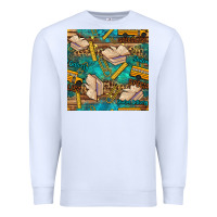 White student delivery specialist seamless pattern Premium Sweatshirt - BundleAndBundleShop