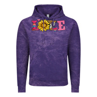 Cloud Purple love sunflower valentines day Vintage Hoodie - AdoDesignShop