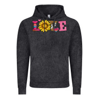 Vintage Black love sunflower valentines day Vintage Hoodie - AdoDesignShop