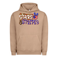 Pigment Burro stars and stripes Urban Hoodie - NancyCooperArtShop