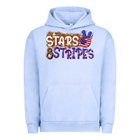 Pigment Grape Ice stars and stripes Urban Hoodie - NancyCooperArtShop