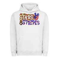 Pigment Lunar Rock stars and stripes Urban Hoodie - NancyCooperArtShop