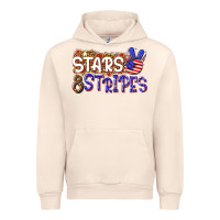 Sandshell stars and stripes Urban Hoodie - NancyCooperArtShop