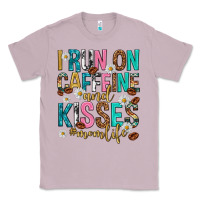 Lilac i run on caffeine and kisses mothers day Classic Tee - texasbilliewilder