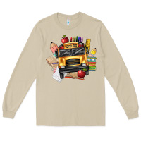 Mushroom school bus driver front Long Sleeve Tee - texasbilliewilder