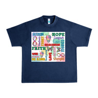 Navy autism Urban Heavy Tee - MaliasSmallBusiness
