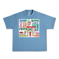 Pebble Blue autism Urban Heavy Tee - MaliasSmallBusiness