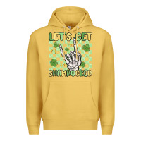 Antique Gold let's get shamrocked Premium Hoodie - MaliasSmallBusiness