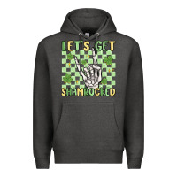Charcoal Heather let's get shamrocked Premium Hoodie - MaliasSmallBusiness