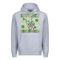 Heather Grey let's get shamrocked Premium Hoodie - MaliasSmallBusiness