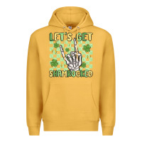 Mustard let's get shamrocked Premium Hoodie - MaliasSmallBusiness