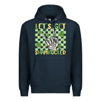 Navy let's get shamrocked Premium Hoodie - MaliasSmallBusiness