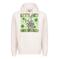 Pale Pink let's get shamrocked Premium Hoodie - MaliasSmallBusiness