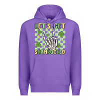 Purple let's get shamrocked Premium Hoodie - MaliasSmallBusiness