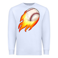 White baseball Premium Sweatshirt - JahusDesignShop