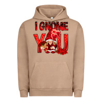 Pigment Burro i gnome you with roses Urban Hoodie - NancyCooperArtShop