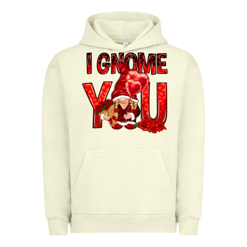 I Gnome You With Roses Urban Hoodie by NancyCooperArtShop | Teevron
