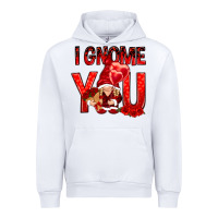 White i gnome you with roses Urban Hoodie - NancyCooperArtShop