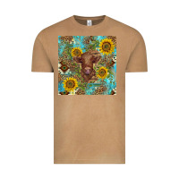 Western Highland Cow Vintage Tee | Teevron