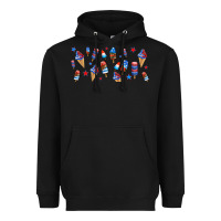 Black usa ice cream and popsicles Heavyweight Hoodie - AdoDesignShop