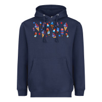 Navy usa ice cream and popsicles Heavyweight Hoodie - AdoDesignShop
