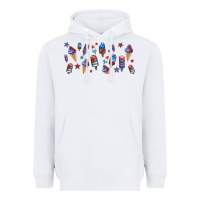 White usa ice cream and popsicles Heavyweight Hoodie - AdoDesignShop